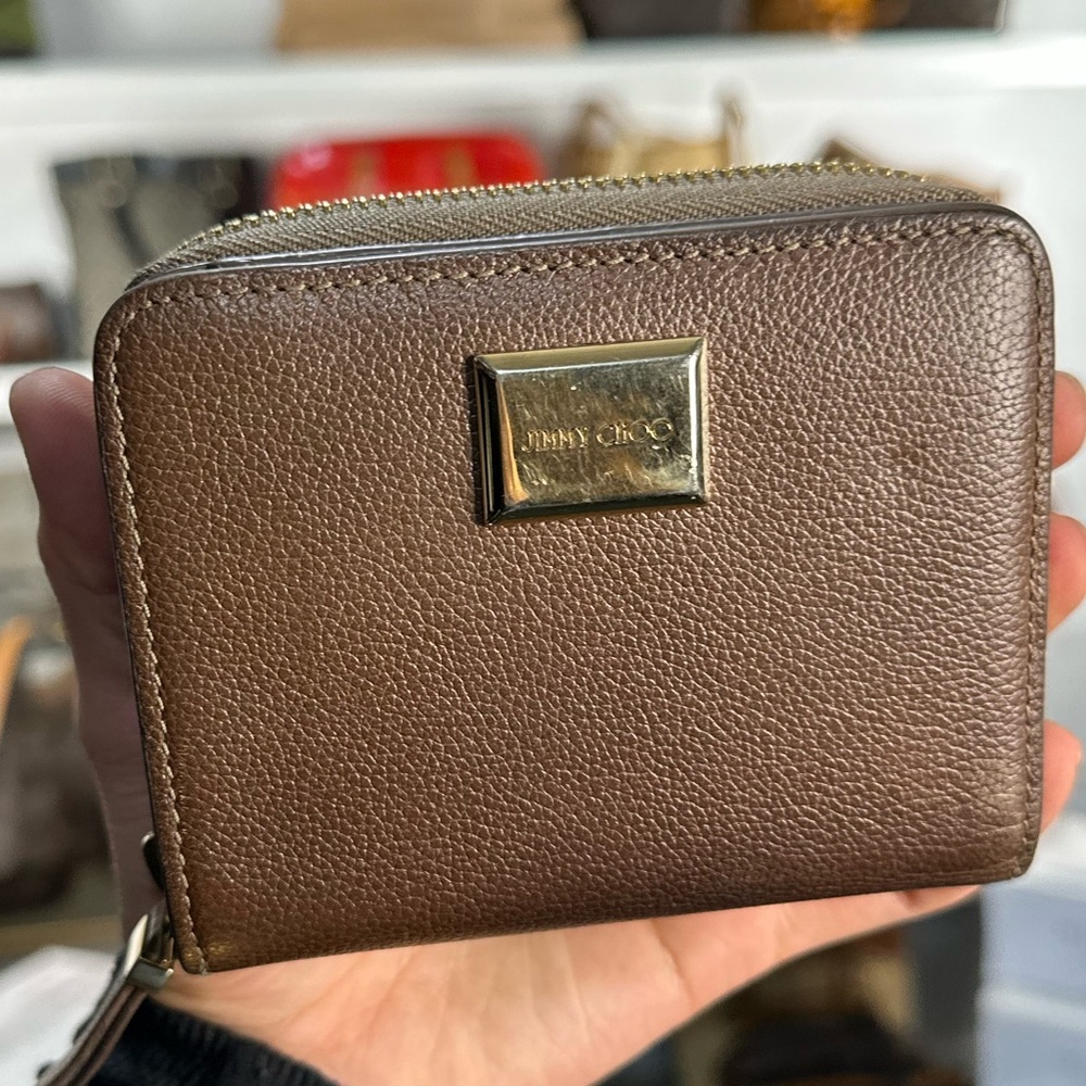 Jimmy Choo Compact Zippy Wallet